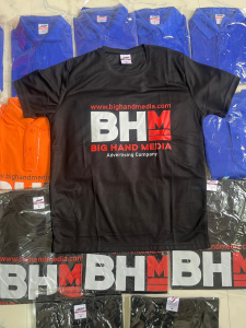 Black T-Shirt for Advertising Company Price Rs 200 2