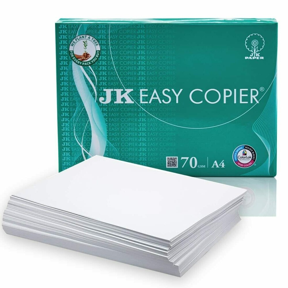 JK Easy 70 GSM A4 Size Multipurpose Copier Paper 500 Sheets White Price Rs 190