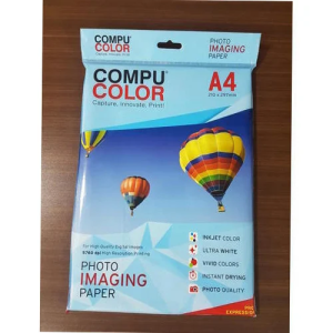 Compu Color A4 Photo Imaging Paper, 50 Sheets, GSM: 180 GSM (Double Side Glossy) 1